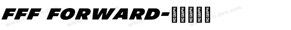 FFF Forward字体转换